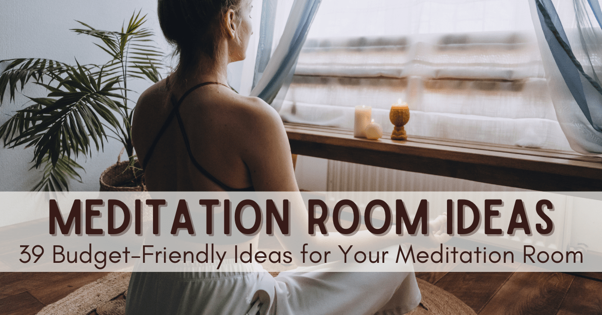 meditation room ideas on a budget