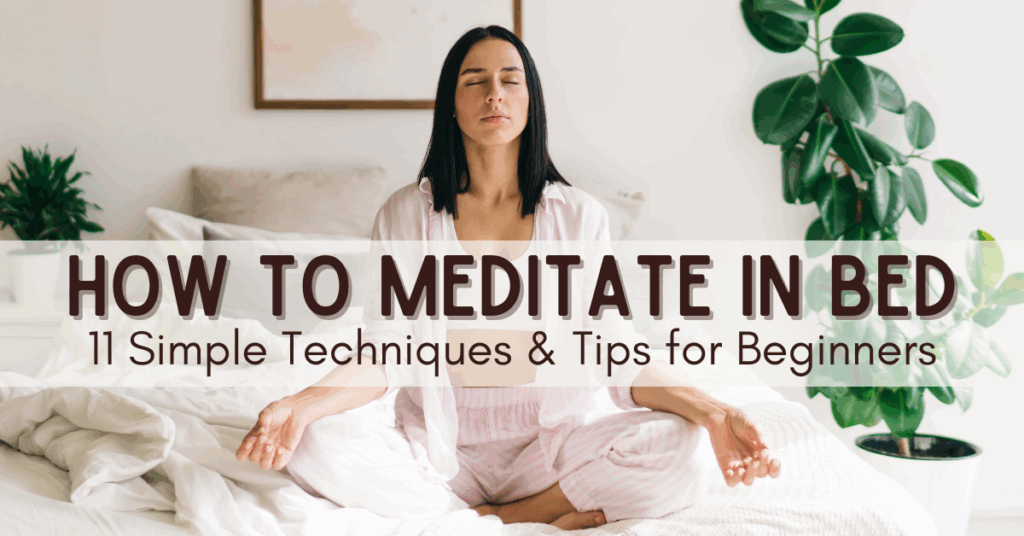how to meditate in bed