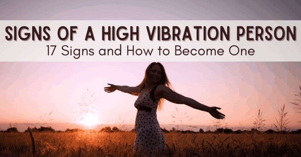 high vibration person